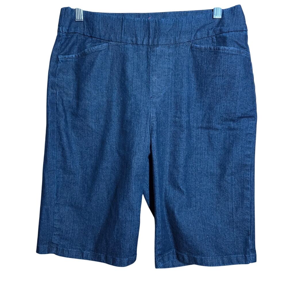 Pull On Denim Bermuda Shorts Size 6